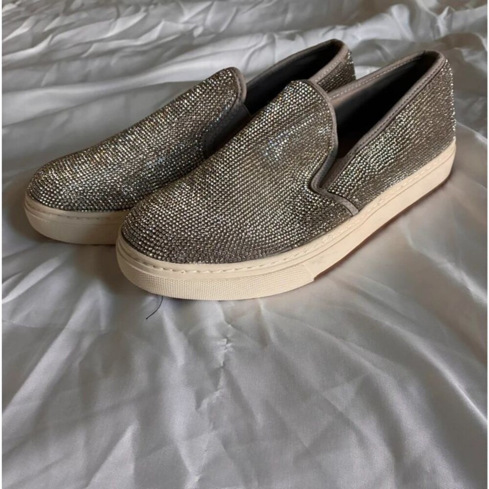 Steve Madden Coulter Glass Rhinestone Slip-on Sneakers 8.5